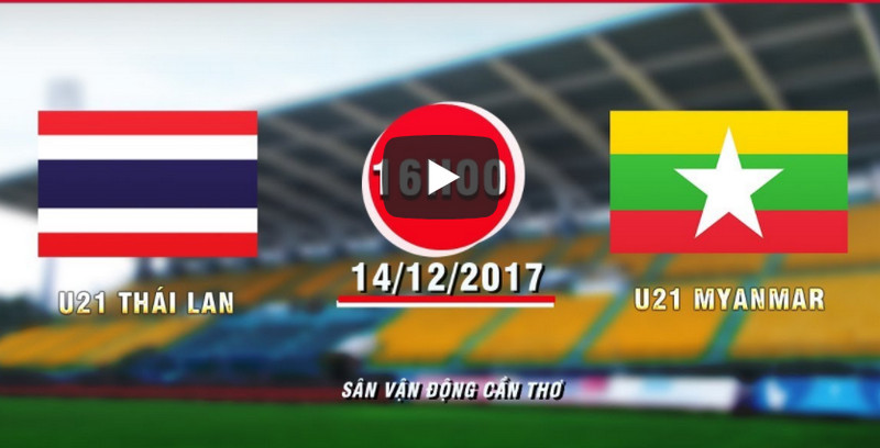 ลิงค์ชมสดรายการทันห์ เนียน คัพ U21 ไทย vs U21 เมียนมา