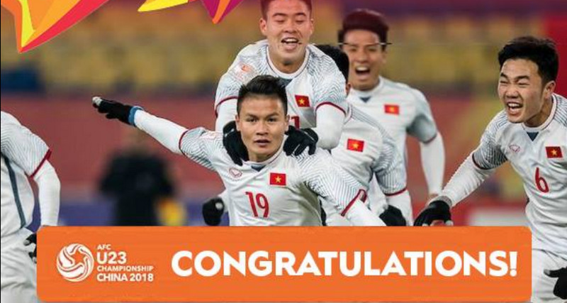 ประวัติศาสตร์อาเซียน เวียดนามชนะจุดโทษกาตาร์ เข้าชิงฯ AFC U23